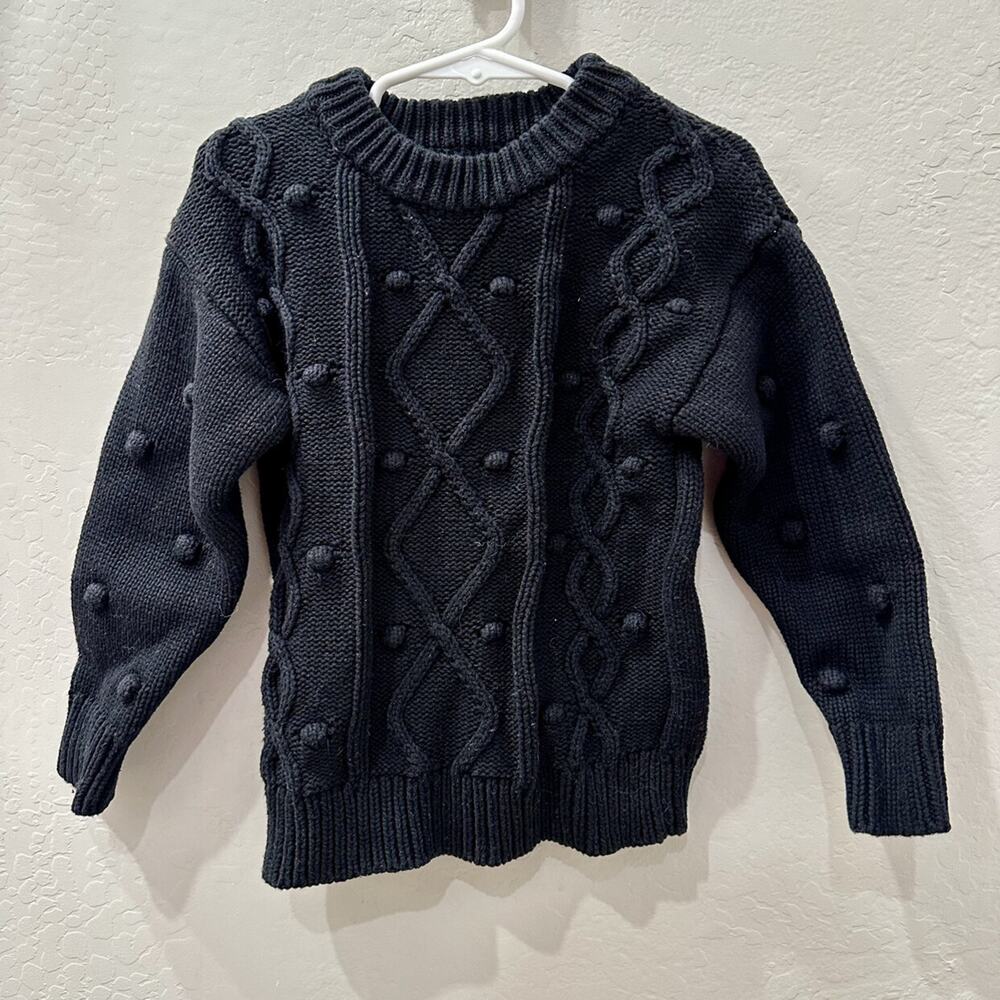 Cotton On Kids Black Knit Sweater